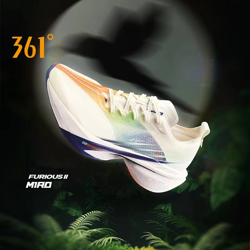 Carbon Plate Marathon Racing Shoes - 361-градус Furious 2.0 Мужчины Женщины Спортивная
